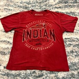 Authentic Indian Motorcycle Red T-Shirt for Men